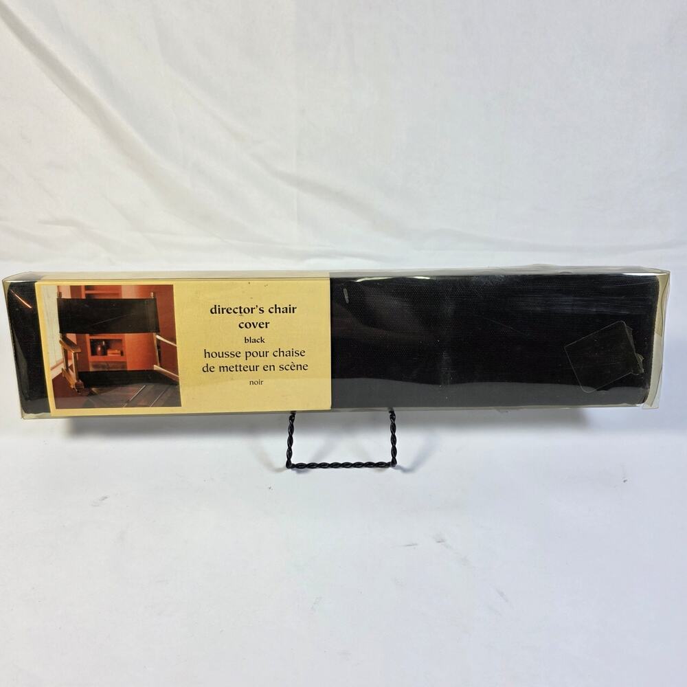 Pier 1 Imports Director's Chair Cover Solid Black Replacement New Open Box